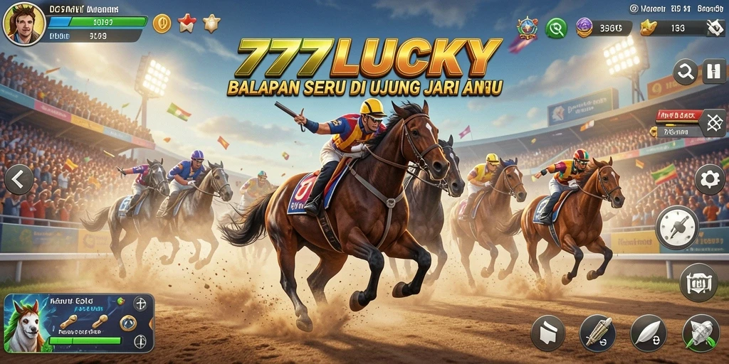 Gameplay Racing yang menegangkan dan seru di 777LUCKY.