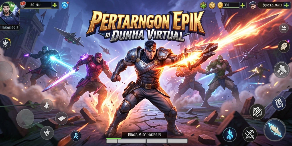 Tangkapan layar gameplay 8II menampilkan aksi pertarungan yang mendebarkan.