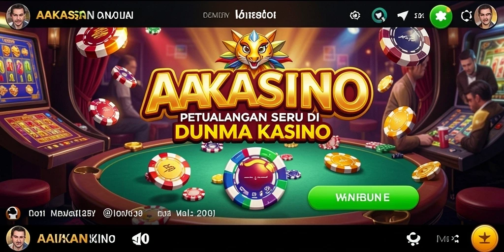 Tampilan gameplay mendebarkan dari AAKASINO yang mengajak petualangan.