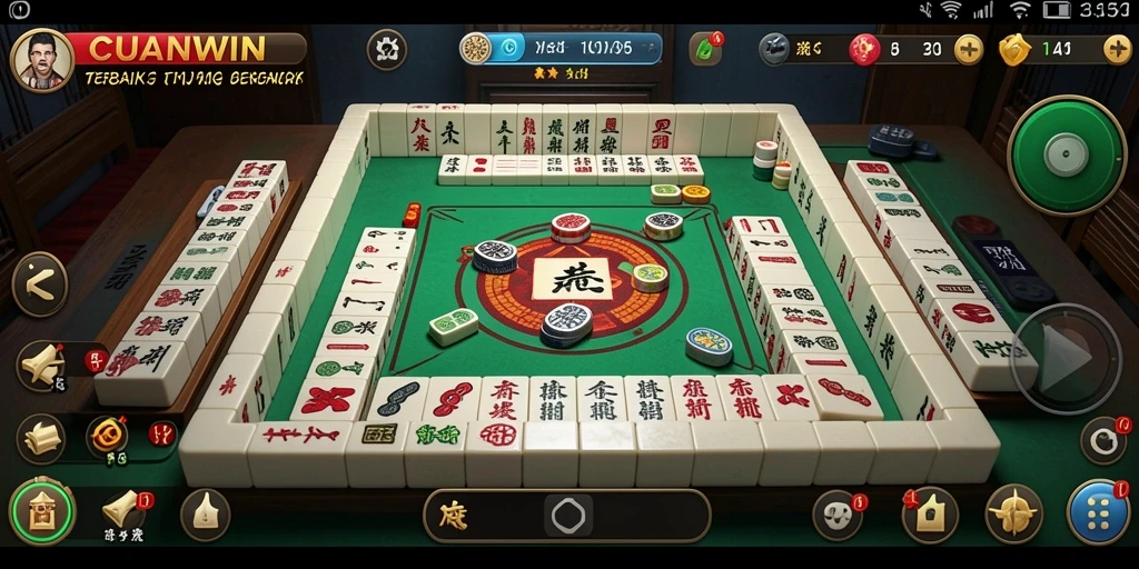 Tampilan permainan Mahjong yang menarik dan menantang di CUANWIN.