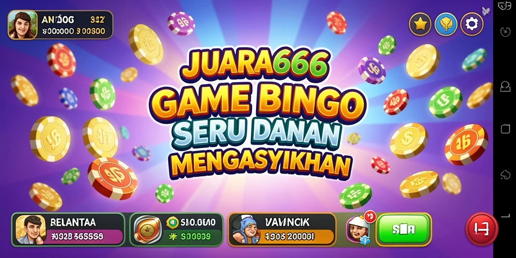 Screenshot JUARA666 menampilkan gameplay seru Bingo.