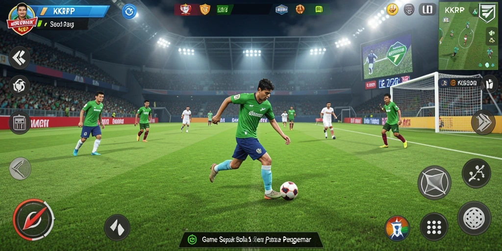 Tampilan gameplay KKRP yang menarik dan realistis saat bertanding.