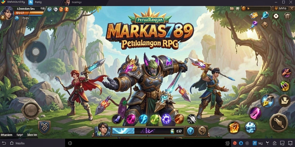 Tampilan gameplay RPG yang seru dan mendebarkan.