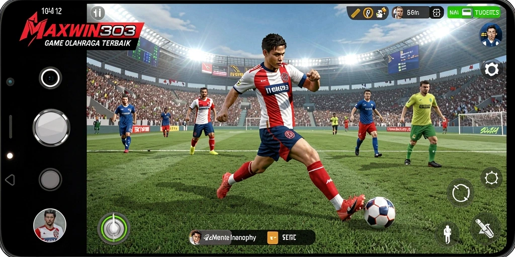 Tampilan gameplay seru dalam game olahraga MAXWIN303.