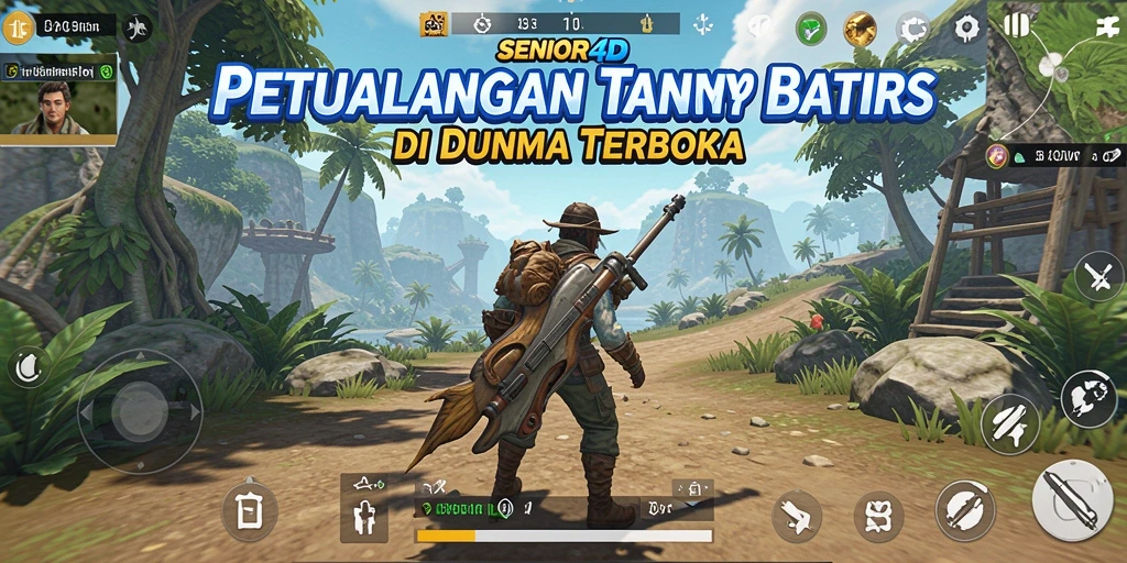 Tampilan menakjubkan dari dunia terbuka SENIOR4D.