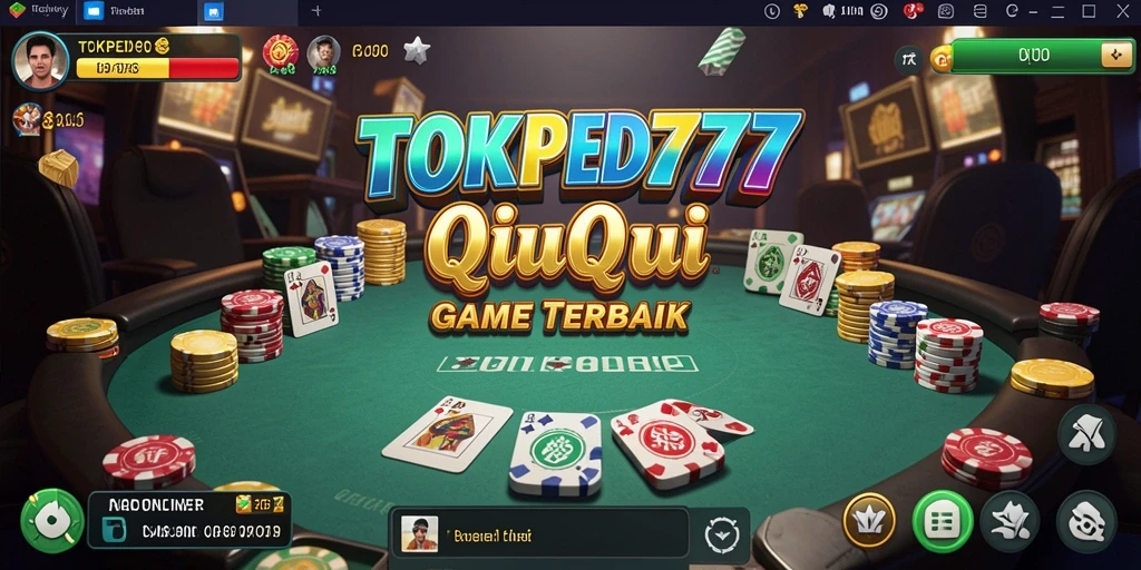 Tampilan gameplay QiuQiu yang seru dan menarik.